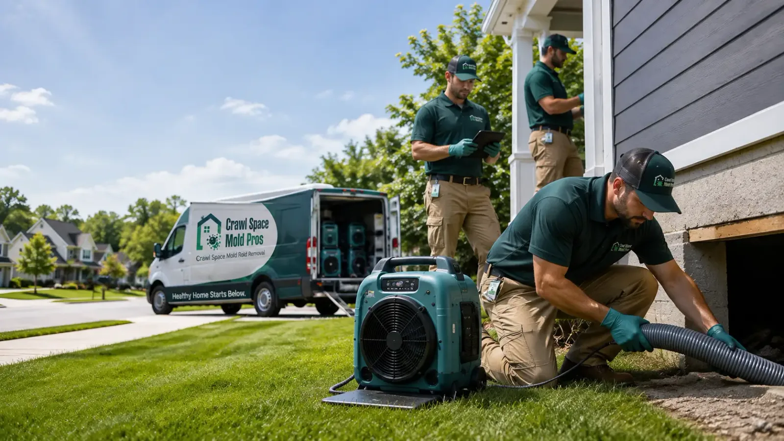 Crawl Space Mold Removal in Bethel, OH